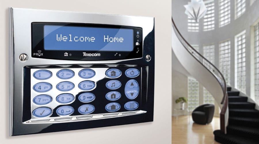 Control panel for Wireless Monitored Alarms