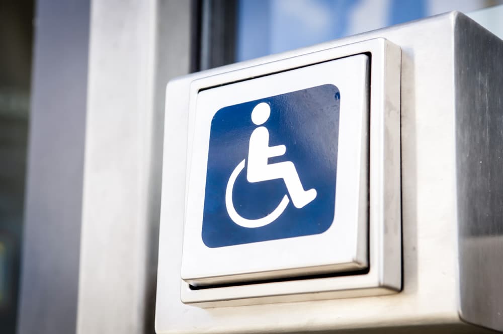 Automatic Disabled Door with button